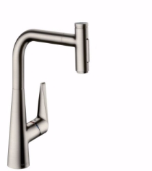 Picture of Hansgrohe Talis Select M51 Einhebel-Küchenmischer 300, Ausziehbrause, 2jet, sBox, edelstahl finish , Art.Nr. : 73867800