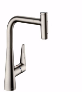 Picture of Hansgrohe Talis Select M51 Einhebel-Küchenmischer 300, Ausziehbrause, 2jet, sBox, edelstahl finish , Art.Nr. : 73867800