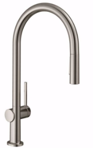 Picture of Hansgrohe Talis M54 Einhebel-Küchenmischer 210, Ausziehbrause, 2jet, sBox, edelstahl finish , Art.Nr. : 72801800
