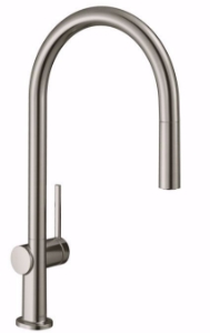Picture of Hansgrohe Talis M54 Einhebel-Küchenmischer 210, Ausziehauslauf, 1jet, edelstahl finish , Art.Nr. : 72802800