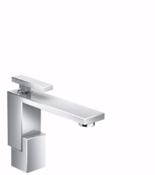 Picture of AXOR Edge Einhebel-Waschtischmischer 130 mit Push-Open Ablaufgarnitur, chrom , Art.Nr. : 46010000