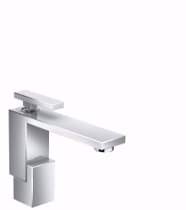 Picture of AXOR Edge Einhebel-Waschtischmischer 130 mit Push-Open Ablaufgarnitur, chrom , Art.Nr. : 46010000