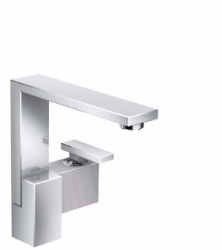 Picture of AXOR Edge Einhebel-Waschtischmischer 190 mit Push-Open Ablaufgarnitur - Diamantschliff, chrom , Art.Nr. : 46021000