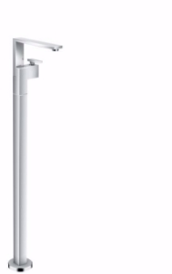 Picture of AXOR Edge Einhebel-Waschtischmischer bodenstehend mit Push-Open Ablaufgarnitur, chrom , Art.Nr. : 46040000