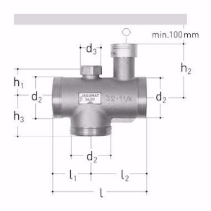 Picture of GF-JRG JRGUMAT Thermomischer 3400, PN10 1" / 25 °C , Art.Nr. : 3400.930
