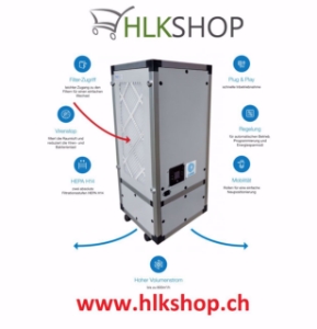 Picture of Luftreiniger LinairEC600 mit zwei HEPA-Filter der Klasse H14