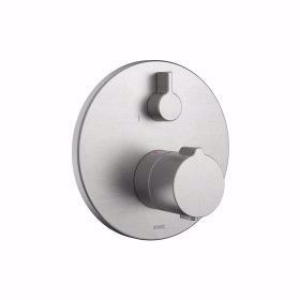 Picture of Dusche brushed steel Fertigmontageset mit Thermostat Funktionseinheit style, brushed steel,1 Abgang,BlueBox, Art.Nr. : 21.004.802.177