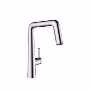 Picture of KWC KIO Küche chromeline A 220 Hebelmischer Ausziehbare Umstellbrause ergonomische Auszugrichtung,, chromeline, seitenbedient, Art.Nr. : 10.481.002.000FL