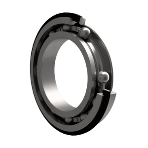 Picture of SKF Einreihiges Rillenkugellager mit Ringnut und Sprengring Stahl Einseitig abgedichtet Art. Nr. 6208-ZNR
