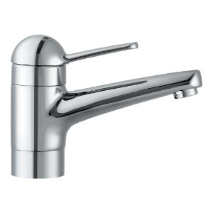 Picture of Laufen Armaturen - Waschtischmischer, Ausladung 150 mm, Schwenkauslauf, mit Ablaufventilhebel, ohne Ablaufventil , Art.Nr. : HF503400100010