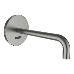 Picture of Laufen Armaturen - Elektronische UP-Waschtischarmatur mit Batterie, mit IR-Sensoren, für Kalt- oder Mischwasser, Ausladung 225 mm, Festauslauf, zu Simibox Standard & Simibox Light, PVD inox look , Art.Nr. : HF707025423060