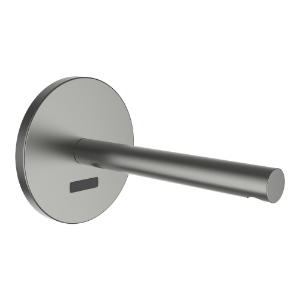 Picture of Laufen Armaturen - Elektronische UP-Waschtischarmatur mit Netzteil, mit IR-Sensoren, für Kalt- oder Mischwasser, Ausladung 200 mm, Festauslauf, zu Simibox Standard & Simibox Light, PVD inox look , Art.Nr. : HF707027423000