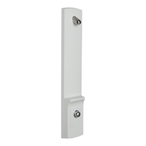 Picture of Laufen Armaturen - Duschpanel AP, mit mechanischem Mischer und Temperaturbegrenzung, Ausführung zur Ansteuerung durch Münzautomat oder externe elektronische Steuerung, Anschluss 1/2", Zuleitung 1/2" aus der Wand, weiss , Art.Nr. : HF770347101000