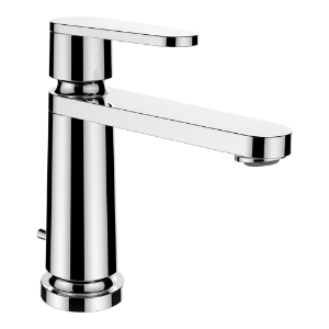 Picture of Laufen Armaturen - Waschtischmischer, Eco+, Ausladung 130 mm, Festauslauf, mit Ablaufventil , Art.Nr. : HF900503100000