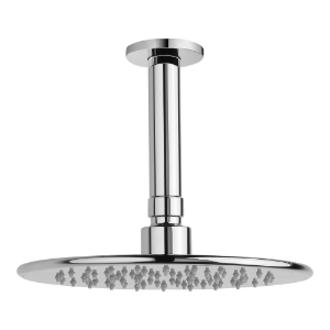 Picture of Laufen Armaturen - Regenbrause Ø 206 mm, mit Deckenarm 100 mm, Montage an der Decke , Art.Nr. : HF960104100001
