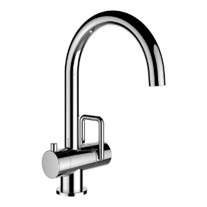 Picture of Laufen Armaturen - Waschtischmischer, Ausladung 170 mm, Schwenkauslauf, mit Ablaufventil , Art.Nr. : HF988728100001