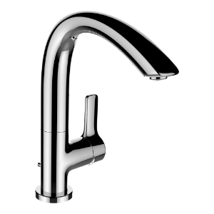 Picture of Laufen Armaturen - Waschtischmischer, Ausladung 150 mm, Schwenkauslauf, mit Ablaufventil , Art.Nr. : WI932027100000