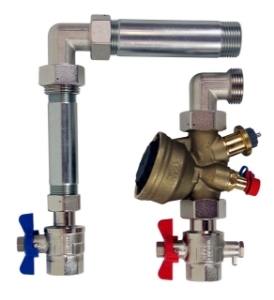 Bild von IMI Hydronic Engineering TA-Compact-P Set DN 15 vertikal, Art.Nr.: 326040-10400