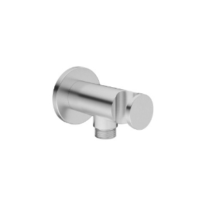 Picture of KWC Schlauchanschluss, brushed steel, Rosette rund, Art.Nr. : 26.000.612.177