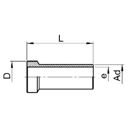 Picture of SERTO Verbindungsnippel SERTO SO 51304 radial ausbaubar, Edelstahl rostfrei Grösse: A 6, Art.Nr. :  056.1310.060