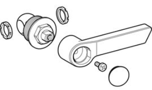 Picture of Geberit - Oberteile - Set GEBERIT Messing, Kugel aus PPSU, Art.Nr. :243.457.00.2