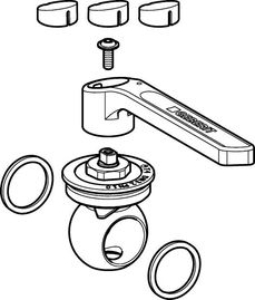 Picture of Geberit - Oberteile - Set MAPRESS, zu Kugelhahnen, Art.Nr. :242.540.00.1