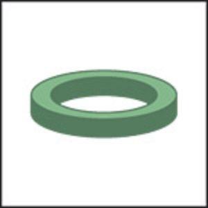 Bild von TECHNIC Raccord-Dichtungen, Tesnit / Beutel zu 10 Stk., 1/2", 18 x 10 x 2 mm, Art.Nr. : 78404090 (78 4040 90)