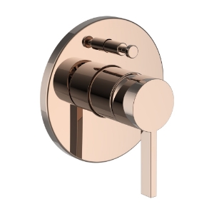 Picture of LAUFEN - KARTELL LAUFEN - Fertigmontage-Set für Unterputz-Bademischer, zu Simibox Standard & Simibox Light, mit integriertem Rohrunterbrecher Typ LB, PVD Rosegold, Art.Nr. :H3213360820101