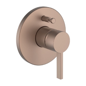 Picture of LAUFEN - KARTELL LAUFEN - Fertigmontage-Set für Unterputz-Bademischer, zu Simibox Standard & Simibox Light, mit integrierter Sicherheitseinrichtung Typ LB, PVD Rosegold gebürstet, Art.Nr. :H3213361680101