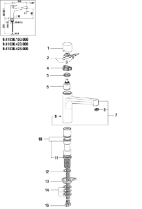 Picture of LAUFEN - HEBEL KOMPLET K35 CLASS NEW F428, Art.Nr. :WI570178428000