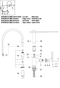 Picture of LAUFEN - HEBEL SEMIPRO LAUFEN d42 K35 F423, Art.Nr. :WI570179423660