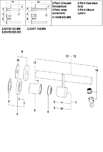 Bild von LAUFEN - AUSLAUF A200MM TWINPLUS SLIM F426, Art.Nr. :WI734109426000