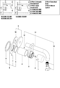 Picture of LAUFEN - GRIFF MIT FÜHRUNG TWIN L74.5 d42 CHRO, Art.Nr. :WI9156235100001