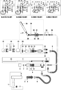 Picture of LAUFEN - GRIFF MIT FÜHRUNG TWIN L75 d48 CHRO, Art.Nr. :WI9156236100001
