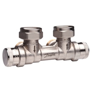 Bild von Danfoss - Hahnblocke, RLV-KDV, 20, Eck rechts, Art.Nr. :013G7874