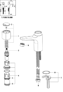 Picture of LAUFEN - DREHGRIFF CITYTOUCH LAFUEN CHRO, Art.Nr. :WI771026100600