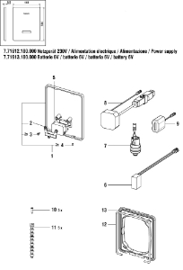 Picture of LAUFEN - UP-NETZGERAET 220V INKL. STECKVERB., Art.Nr. :WI778542000000