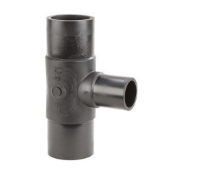 Bild von +GF+ ELGEF Plus T 90° reduziert PE100 d63-d315mm / SDR11 / Langschenklige Version, Anmerkung -, d 63, d2 40, DN 50, PN 16, Art.Nr. :753201026