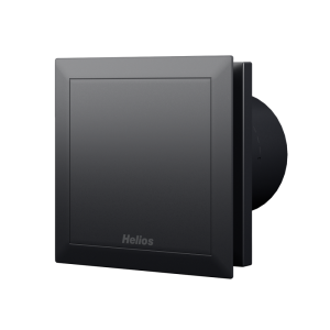 Picture of Helios - M1/100 F black MiniVent mit 2 Leistungsstufen, black Feuchtesteuerung 90/75 m³/h, Art.Nr. : M1/100 F black