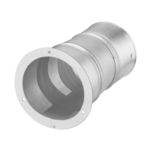 Bild von Helios - WLAS 90/100 Anschluss-Stutzen aus Stahl mit Bord für WLR90 auf DN100, Art.Nr. : WLAS 90/100
