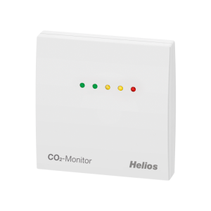 Picture of Helios - CO2 AP CO2-Monitor mit LED-Ampelanzeige inkl. Stecker-Netzteil, für AP-Wandmontage, Art.Nr. : CO2 AP