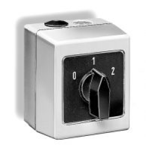 Picture of Helios - DS 2-2 Drehzahlumschalter 2-stufig, Ein-/Aus- für Aufputzmontage geeignet, Art.Nr. : DS 2-2