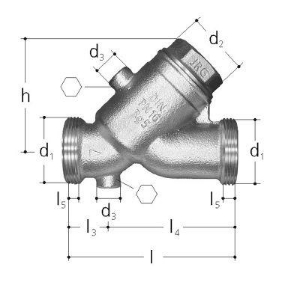 Bild von JRG Rückflussverhinderer Rotguss, DN 65, Zoll 2 1∕2, Art.Nr. :1611.065