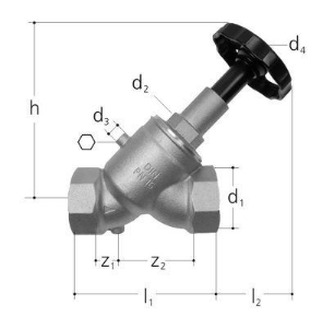 Bild von JRG LegioStop Schrägsitzventil Rotguss, GN 3, Zoll 3, DN 80, Art.Nr. :5221.800