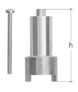 Bild von JRG Sanipex MT Spindelverlängerung Aluminium, Passend zu d16  20 / DN10 15, Art.Nr. :6041.001