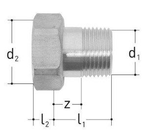 Bild von JRG Verschraubung Messing, GN 1, DN 25, Art.Nr. :8201.402