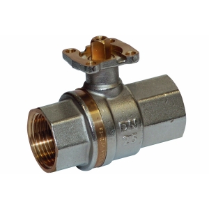 Bild von Belimo Auf/Zu-Kugelhahn, 2-Weg, DN 40, Innengewinde, Rp 1 1/2", PN 25, ps, Kvs 156 m³/h, Mediumstemperatur -15...90°C [5...194°F], Art.Nr. :K240B