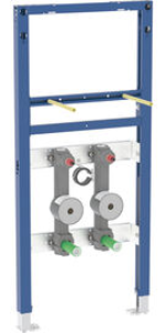 Bild von Geberit Duofix Element für Waschtisch, 112 cm, Standarmatur, mit zwei Wasserzählerstrecken, Unterput, Art.Nr. :111.570.00.2