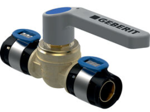 Bild von Geberit FlowFit Kugelhahn mit Betätigungshebel: d=75mm, Art.Nr. :619.857.00.1