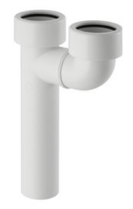 Bild von Geberit T-Stück 90° zweifach: granitgrau, 40mm, Art.Nr. :252.276.06.1